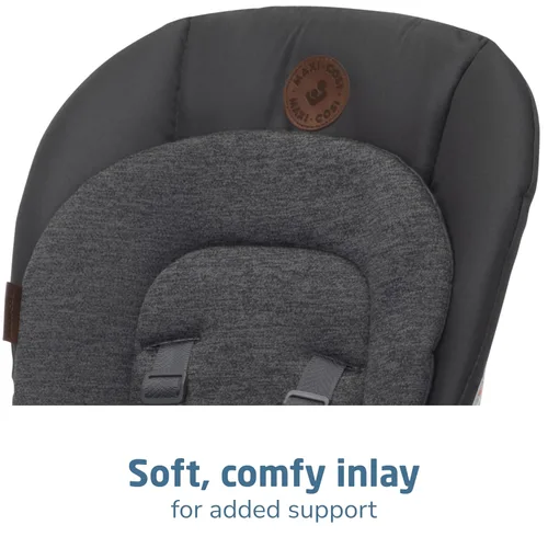 Vista 8 de Maxi-Cosi Minla - Silla alta 6 en 1 para bebés y niños pequeños, silla alta plegable portátil, tela EcoCare, 9 alturas, 5 reclinables, 4 posiciones