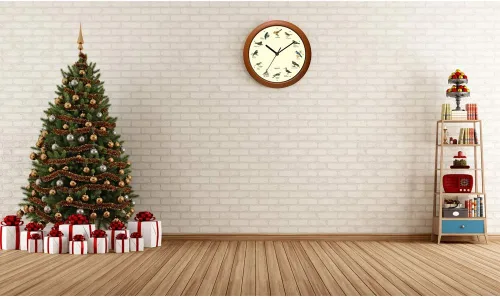 Vista 6 de Reloj de pared de pájaro cantante de 12 pulgadas con nombres y canciones de pájaros