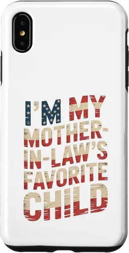 Vista 11 de Im My Mother in Law Favorite Child USA FlagFunny Parent Case for iPhone 16