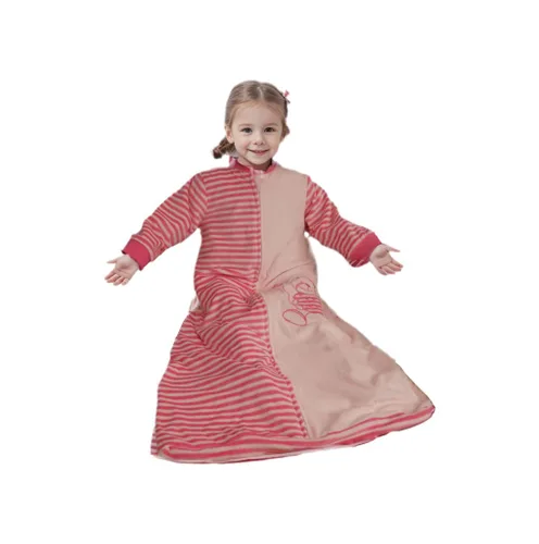 Vista 11 de Tog 2.0 - Saco de dormir para niños pequeños, manga larga, terciopelo de algodón, cálido saco de dormir con brazos para bebé, 4 estaciones, Azul