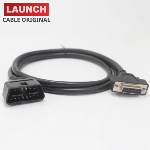 Vista 7 de LAUNCH Cable principal original para LAUNCH CRP123, CRP129, Creader VII+, Creader VIII OBD2 OBD-II, cable de reemplazo para escáner de diagnóstico