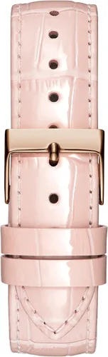 Vista 3 de GUESS Genuine Leather Crystal Watch