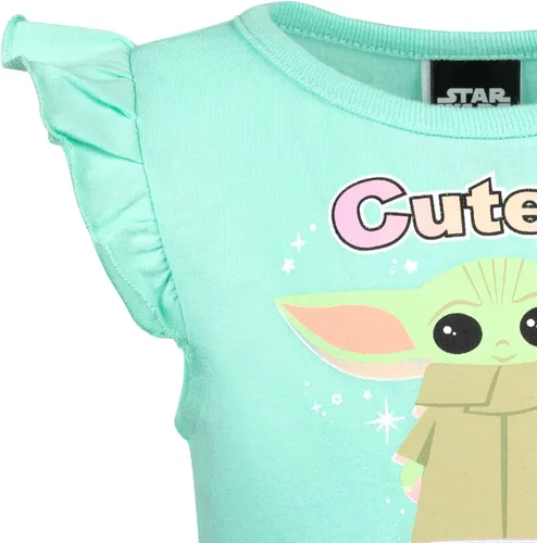 Vista 4 de STAR WARS The Mandalorian Baby Grogu - Vestido sin mangas con volantes