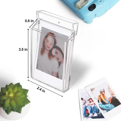 Vista 2 de Rieibi Estuche de almacenamiento para fotos Fujifilm Instax Mini Evo/12/11/9/8/7+/99/90/40/Link 3 pulgadas Film Photo – Caja de almacenamiento