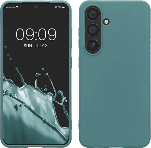 Vista 228 de kwmobile Funda compatible con Samsung Galaxy S23 - Funda protectora de silicona TPU suave y delgada - Piedra antigua