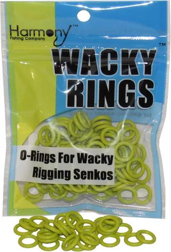Vista 16 de (100pk) – O-Rings for Wacky Rigging Senkos/Worms/Soft Stickbaits – Bait Saver Orings for Senko Worm – Save Your Baits from Tearing While Wacky Neko