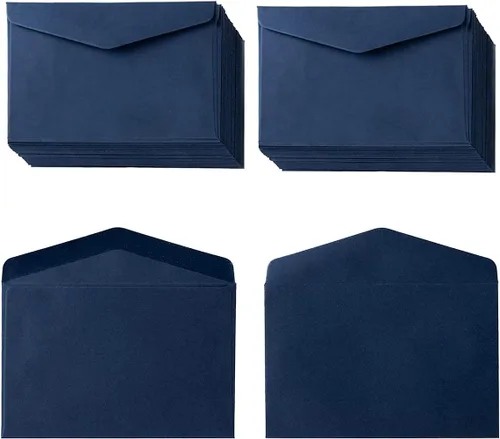 Vista 11 de Paquete de 120 mini sobres negros de papel kraft de 4.13 x 2.76 pulgadas para tarjetas de regalo Autoadhesivo, pequeños bolsillos, para tarjetas