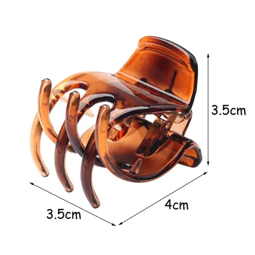 Vista 2 de 12 pinzas para el cabello de tamaño mediano, 1.38 x 1.38 x 1.57 pulgadas, pinzas de agarre antideslizante para mujeres y niñas, accesorios