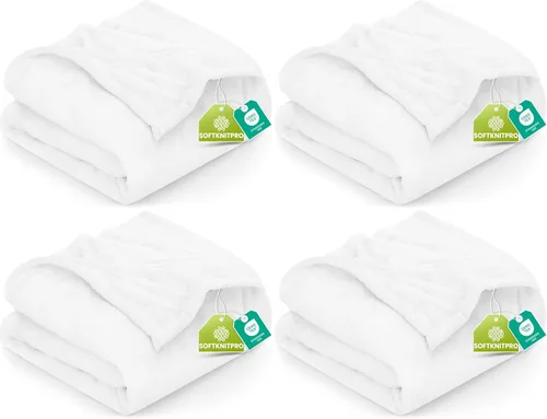 Vista 17 de Utopia Bedding - Manta de vellón de lujo, mullida, antiestática; manta de suave microfibra de 8.8 oz/yd² (300 g/m²) para sofá y cama; tamaño Gris
