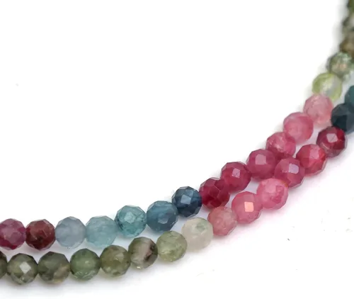 Vista 21 de Gempires - Collar de cuentas de piedras naturales hechas a mano, joyería de cristal hipoalergénica de 20 pulgadas, chapado en oro, joyería de moda
