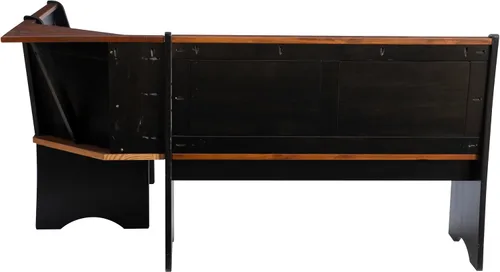 Vista 14 de Linon Home Decor Sadie Antique, Black Nook