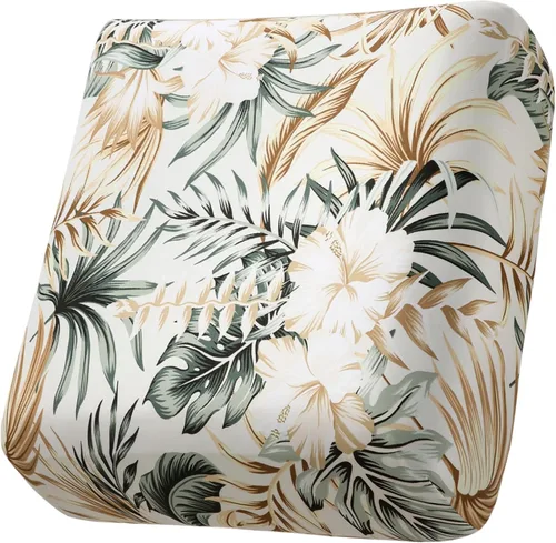 Vista 10 de Fuloon Fundas de Cojines para Sofá, Fundas de Cojines de Asiento Elásticas Estampadas, Fundas Protectoras Lavables para Muebles, para Sillón