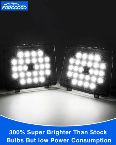 Vista 4 de Compatible con 2 PCS Luces LED de Carga Toyota RAV4 2022 2023 2024 2025 Kit de Luces de Techo del Maletero Lámparas para Puerta Trasera Lámparas