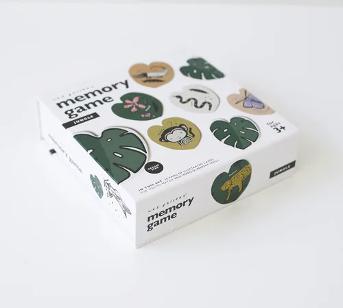 Vista 7 de Wee Gallery Juego de memoria, animales de la selva y naturaleza, juguete Montessori y juegos cerebrales para niños, actividad educativa para niños