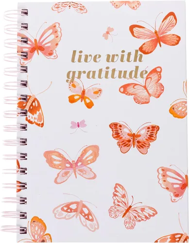 Vista 10 de Graphique Beetles - Diario en espiral de tapa dura, 160 páginas rayadas, cuaderno de tapa dura, diario, listas, registro de mes y fecha, papel