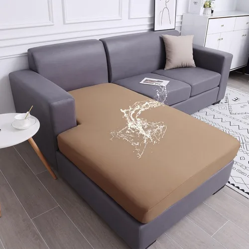 Vista 21 de hyha Fundas de cojín impermeables para sofá, funda elástica para asiento de sofá para perro, lavable, antideslizante, impermeable, fundas de cojín
