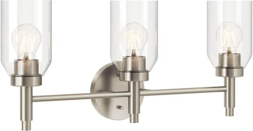 Vista 14 de Kichler Madden - Lámpara de pared para baño, 1 luz, bronce champán