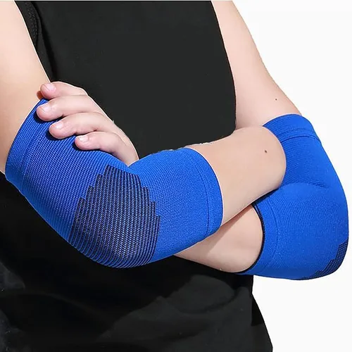 Vista 8 de Protector de brazo para niños, coderas de compresión, coderas para niños, protección para el codo para ciclismo, deportes, baloncesto, voleibol