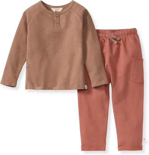 Vista 31 de Burt's Bees Baby Boys Organic Cotton Sweatshirt & Jogger Set, Outfit Bundle Fútbol de lavado ácido