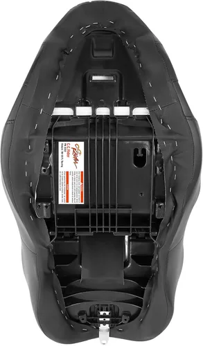 Vista 8 de C.C. RIDER Asiento de Cuero para Conductor y Pasajero - Asiento de Turismo de Gel Fat Diamond 2-Up Compatible con Harley Touring Road King Street