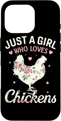 Vista 20 de Just A Girl Who Loves Chickens, Floral Farmer Girl Case for iPhone 17