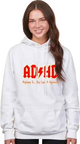 Vista 80 de Go All Out Sudadera con capucha para hombre y mujer con texto en inglés "Highway To Hey Look A Squirrel