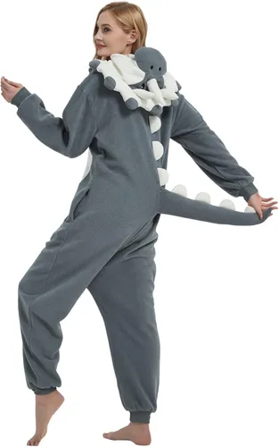 Vista 4 de Yuoidomy Pijama de una pieza, disfraz para Halloween