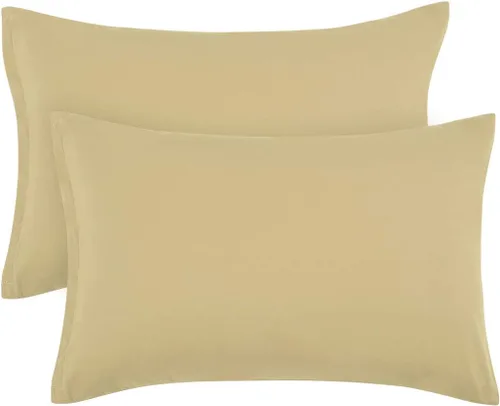 Vista 15 de PiccoCasa Fundas de almohada con cremallera, 100% microfibra cepillada de poliéster, juego de 2, fundas de almohada estándar suaves y cómodas