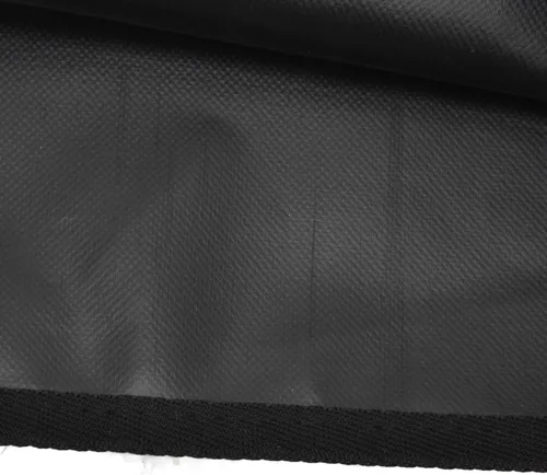 Vista 8 de Bolsa de almacenamiento de mesa plegable portátil con capa intermedia de esponja - Funda de transporte multifuncional al aire libre negra de tela