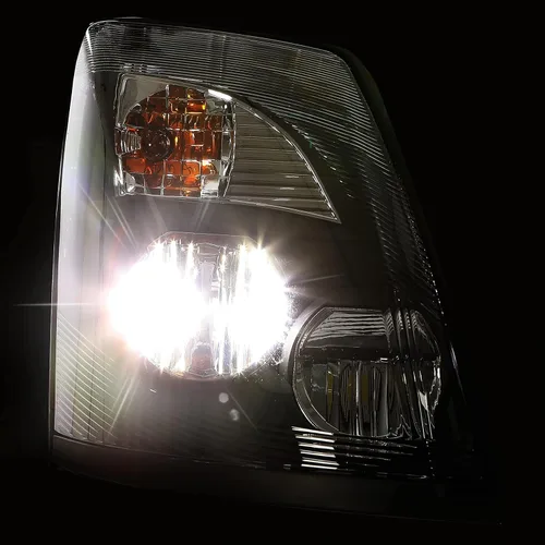 Vista 4 de HECASA Faro delantero LED derecho compatible con Volvo VNL, VNX, VNM 2004-2018, repuesto para 82329592 82329127 22141268 (lado del pasajero)