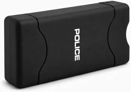 Vista 6 de POLICE Stun Gun para Autodefensa 800 Mini Linterna LED Recargable Negro