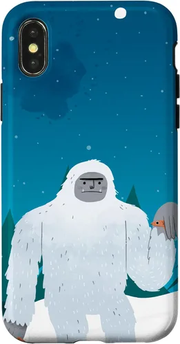 Vista 4 de Funda criptozoológica criptozoológica criptozoológica para iPhone 15 Bigfoot Fish Yeti Sasquatch