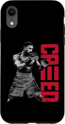 Vista 25 de Adonis Creed Pose with Vertical Logo red Case for iPhone 17
