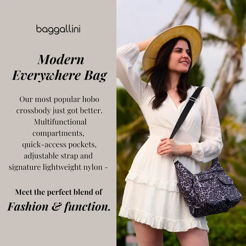 Vista 75 de Baggallini Modern Everywhere Crossbody Women 11x9x4.5 RFID Hobo Bag