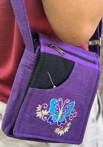Vista 6 de BOLSO DE PASAPORTE, BOLSO FESTIVAL, BOLSO DE VIAJE, BOLSO CRUZADO HIPPIE, BOLSO DE YOGA