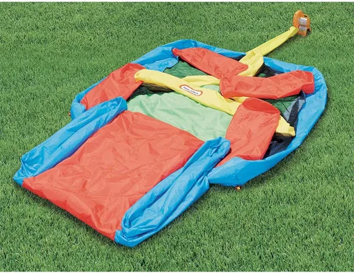 Vista 5 de Cama para saltar y tobogán de la marca Little Tikes, guarda, Amarillo
