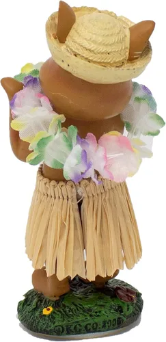 Vista 2 de Muñeco Hula en miniatura para tablero de instrumentos - Cerdo
