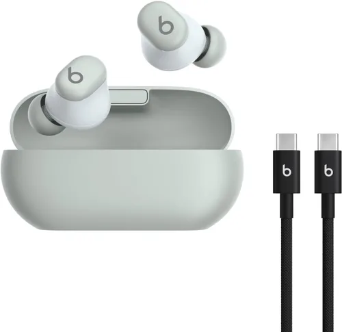 Vista 7 de Beats Solo Buds - Auriculares inalámbricos Bluetooth con cables de carga USB-C (1.5), color negro mate