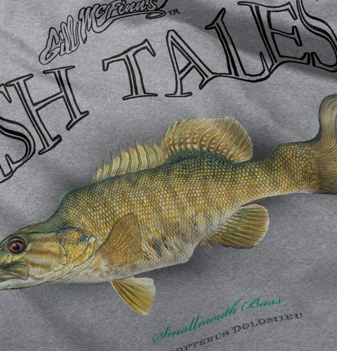 Vista 5 de Gill McFinn Smallmouth Bass Fishing Toddler Boy Girl T Shirt