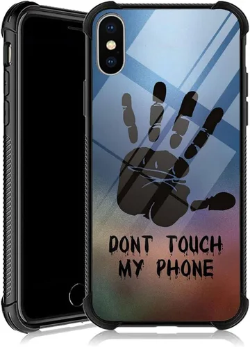 Vista 13 de DJSOK Funda compatible con iPhone XR, diseño con patrón de parachoques trasero, esquinas reforzadas antiarañazos, caver de TPU suave, fundas