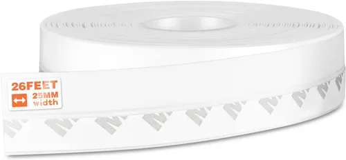 Vista 11 de MIKOSI cinta de sellado de silicona de 26 pies, cinta adhesiva para puertas, ventanas, huecos de duchas