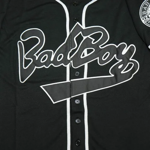 Vista 4 de ACAIL Camiseta de béisbol de la película Big gie Bad Boy con costuras de los años 90, ropa unisex para fiestas, talla S-XXXL