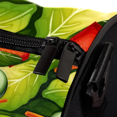 Vista 4 de Healthy Green Salad Dish Sports Duffel Bag Travel Tote Carry on Weekender Gym Overnight Bag for Men & Women