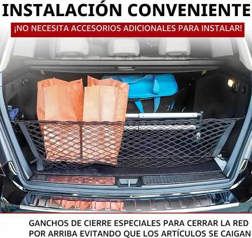 Vista 2 de Red de carga para cajuela tipo cubierta para Mercedes Benz GLK250, GLK300, GLK350, 2009, 2010, 2011, 2012, 2013, 2014 y 2015