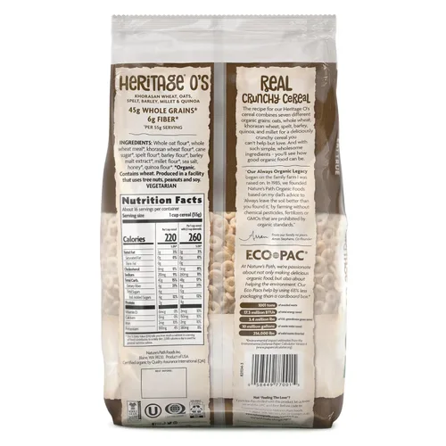 Vista 6 de Cereales Nature's Path orgánicos, copos Heritage, caja de 13.25 onzas (paquete de 6)