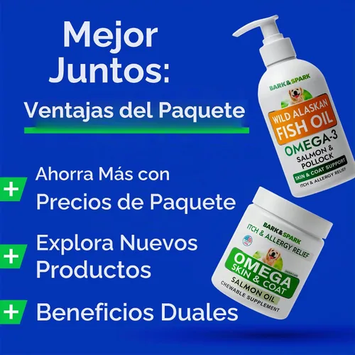 Vista 5 de Omega 3 + Aceite de pescado para perros - Apoyo para la piel y el pelaje