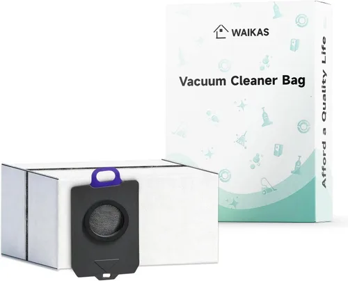 Vista 20 de WAIKAS Paquete de 6 bolsas de polvo E25 E28 para aspiradoras Eufy E28 Omni, E25 Omni y E20, accesorios de repuesto de gran capacidad