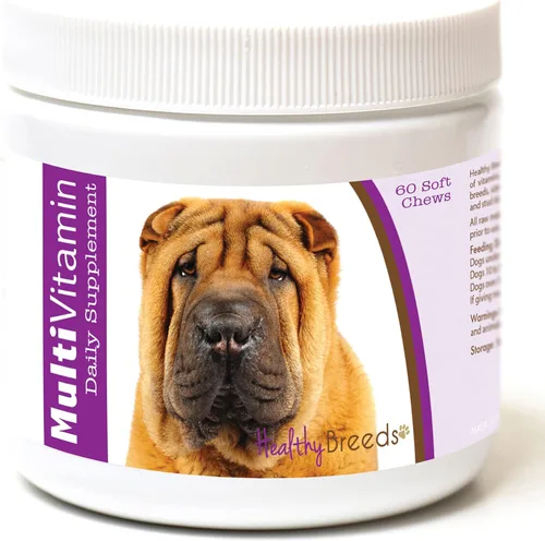 Vista 40 de Healthy Breeds Affenpinscher - Masticables blandos multivitamínicos, 60
