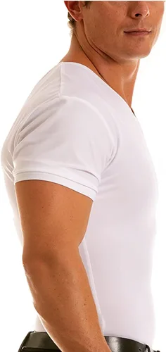 Vista 2 de Insta Slim Pro para hombre Active Wear compresión cuello en V playera