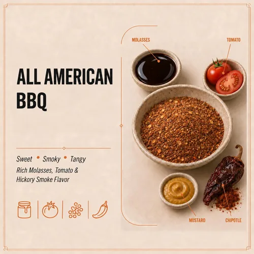 Vista 5 de Condimentos Char Crust para Barbacoa All American Condimentos todo en uno Perfectos para Costillas, Pollo, Cerdo, Hamburguesas, Alas Costra